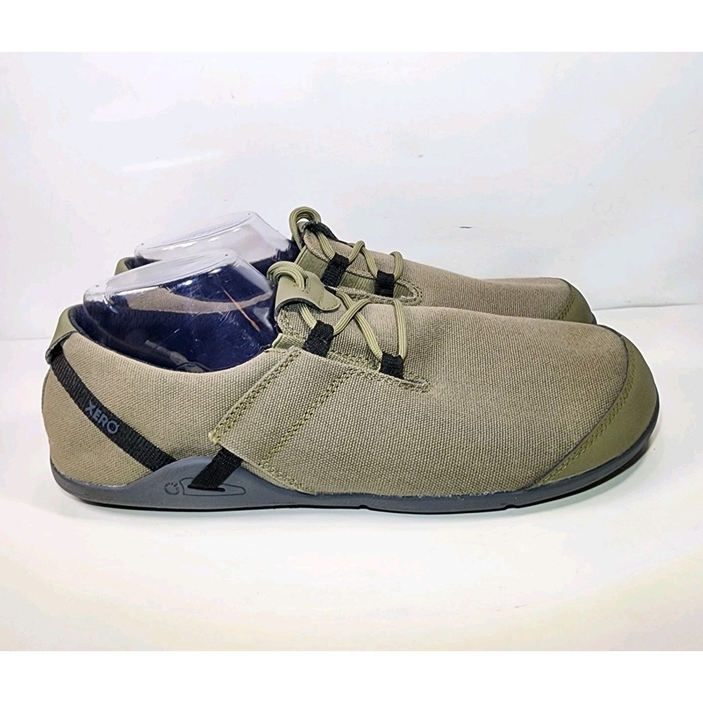 Xero Shoes Ipari Hana Mens 11 Green Canvas Casual Lace Up‎ Shoes Zero Drop EUC